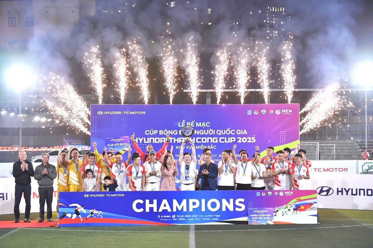 Thiên Khôi vô địch Hyundai Thành Công Cup 2025 giữa pháo hoa